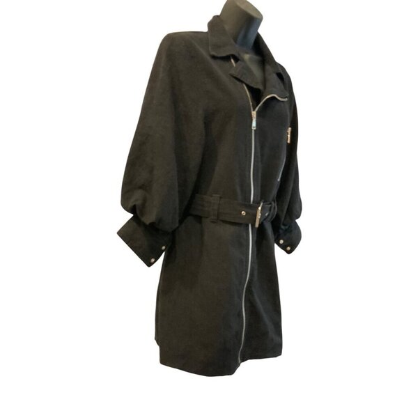 Skyler + Madison  Linen coat-dress full front zip 36Ch 38H 31Long - Picture 2 of 8